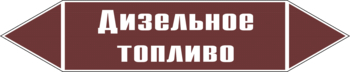 Маркировка трубопровода "дизельное топливо" (пленка, 358х74 мм) - Маркировка трубопроводов - Маркировки трубопроводов "ЖИДКОСТЬ" - магазин "Охрана труда и Техника безопасности"